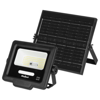 Reflector led 60W, 500 lm,  IP65,  panou solar 6w, telecomanda, Rebel URZ3626 [1]