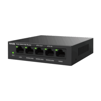 Router 5 x RJ45 1G (4 x PoE Out 802.3af/at), Multi-WAN, Cloud Managed - TENDA G0-5G-PoE [1]