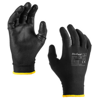 Manusa lucru, poliuretan, marime 8 / M, set 12 bucati, Rebel