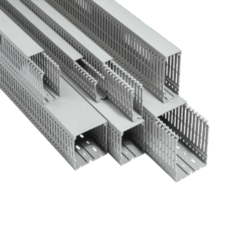 Canal cablu perforat 25x40mm, 2 metri - Plastim PDK2540