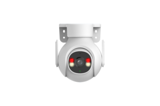 Camera de supraveghere WiFi de exterior Dahua DH‑P3B‑PV, Pan/Tilt 360°, 3MP 2304×1296, WiFi 6, Iluminare Duală inteligentă 30 m, Alarmă sonoră și luminoasă, Detecție AI persoane și vehicule, Urmărire automată, Microfon și difuzor, H.265, Slot microSD, IP66