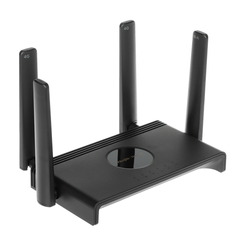 Router 4G LTE, Wi-Fi 4, N300, 1 x slot Nano SIM, 4 x RJ45 1G, Cloud Management - Ruijie Reyee RG-EW300T - imagine 3