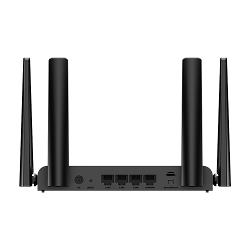 Router 4G LTE, Wi-Fi 4, N300, 1 x slot Nano SIM, 4 x RJ45 1G, Cloud Management - Ruijie Reyee RG-EW300T - imagine 2