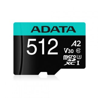 Card MicroSD ADATA, 512GB, UHS-I, U3, V30, A2 - AUSDX512GUI3V30SA2 [1]