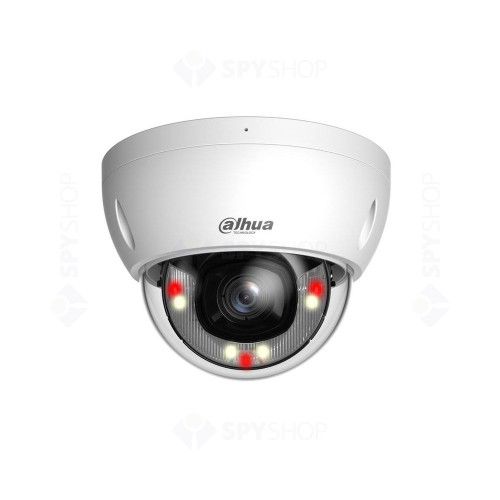 Camera IP Dome, Dahua, Dual Light 30 m, WizSense, 8 MP, lentila 2.8 mm, microfon, card SD, PoE, IPC-HDBW2849E-S-IL-0280B - imagine 2