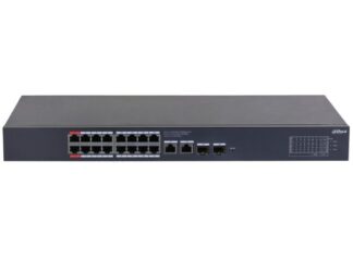 Switch Dahua CS4220-16GT-240, 20 porturi, 16x PoE Gb, 2x RJ45 Gb, 2x SFP Gb, 240 W, cu management [1]