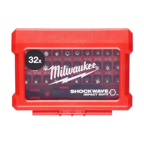 Trusa profesionala cu 31 de biti + suport, Shockwave Impact Duty, geometrie SHOCKZONE, - Milwaukee MLWK-4932464240 - imagine 2