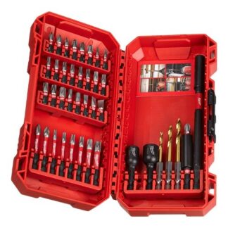 Trusa profesionala cu 40 de biti Shockwave Impact Duty cu 3 burghie, 2 chei, 2 suporti - Milwaukee MLWK-4932492004 [1]