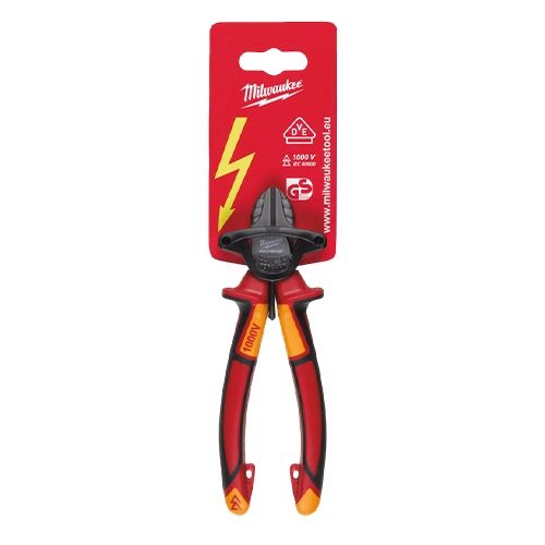 Cleste VDE cu tais lateral, manere ergonomice, lungime 180mm - Milwaukee MLWK-4932464568