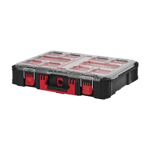 Organizator PACKOUT cu 10 compartimente, capac transparent, IP65 - Milwaukee MLWK-4932464082 - imagine 2