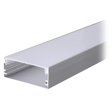 Profil aluminiu banda, V-tac,  LED 2000x50x20 mm, montaj interior, IP20, VT-8206, SKU-23178 - imagine 2
