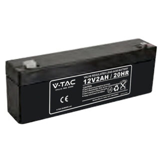 Acumulator gel plumb, V-tac, 12V,  2ah, 178x35x66mm, SKU-23450 [1]