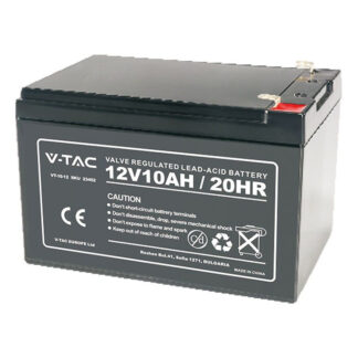 Acumulator gel plumb, V-tac, 12V, 10ah, 151x98x101mm, SKU-23452 [1]