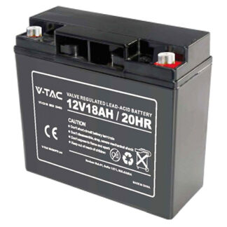 Acumulator gel plumb, V-tac, 12V, 18ah, 180x77x167mm, SKU-23453 [1]