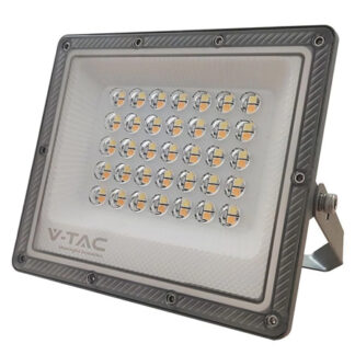 Proiector LED, V-tac, 30W CCT 3 in 1, 2350 lm, IP65, aluminiu gri, 90, 6500K/4000K/3000K, SKU-23613 [1]