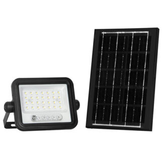Reflector cu incarcare solara 50w 700lm 7in1 - negru, SKU-24082 [1]