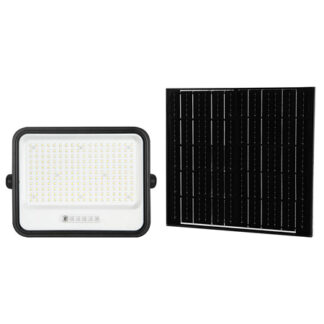 Reflector cu incarcare solara 400w 7in1 - negru, SKU-24086