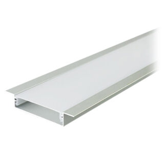 Profil aluminiu pentru banda led 2m 40mm x 10mm - argintiu, SKU-24101 [1]