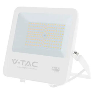 Reflector led 100w 135lm/w 6500k ip65 cablu 1m cip cree - alb, SKU-242116