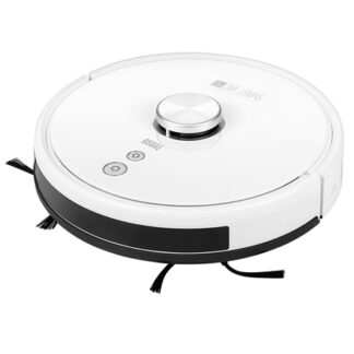 Robot aspirator Teesa Smart Vac Pro TSA5045, 3000Pa, navigatie laser LDS, Wi-Fi + aplicatie Tuya, functie mop, 4 moduri curatare, auto-docking, HEPA 11 lavabil, autonomie pana la 100 min, senzori anti-coliziune si cadere [1]