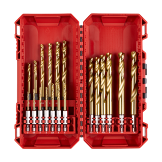 Trusa cu 19 burghie de metal SHOCKWAVE HSS-Ground Titan, 2-10mm, prindere 1/4" Hex - Milwaukee MLWK-4932493866 [1]