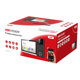 Kit videointerfon IP, 4MP, IR 3m, Wi-Fi 6, 2.4Ghz, PoE, IP65 - HIKVISION DS-KIS610-P [1]