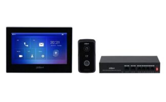 Kit videointerfon IP Dahua Eco Series, 1MP, 7 inch, IC card, Comunicare bidirectionala, PoE, MicroSD, KTP03