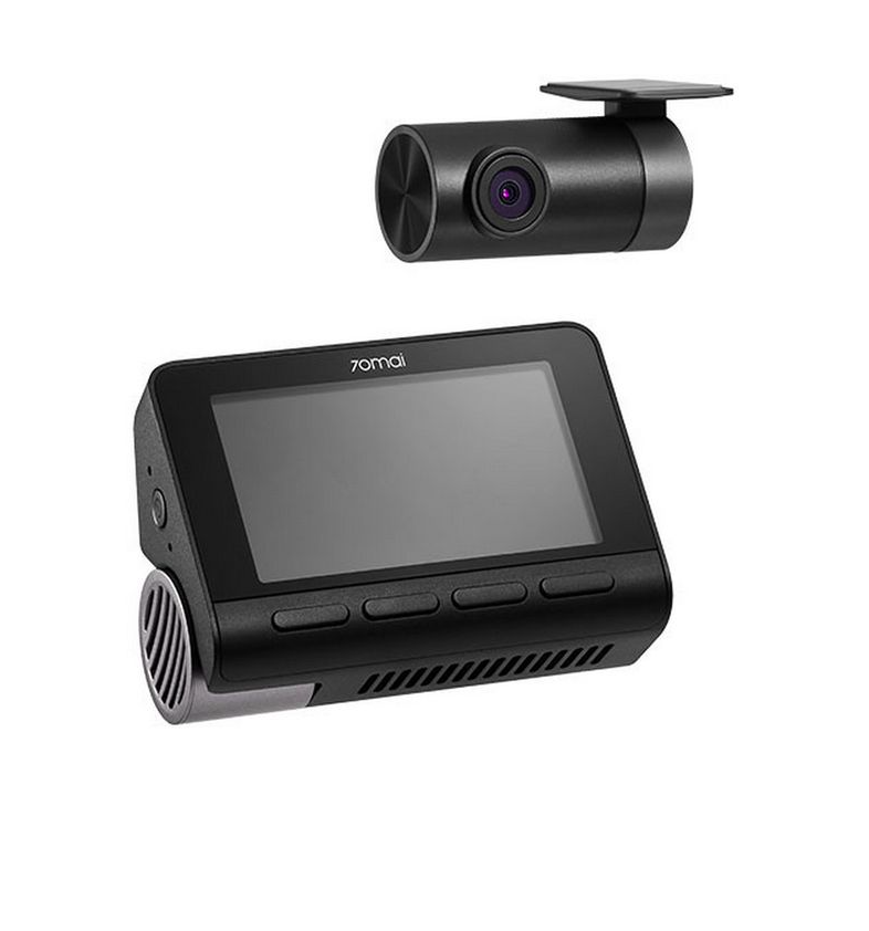 Camera auto fata/spate 70Mai, 4K, unghi vizualizare 140 grade, ecran 3 inch, slot card, microfon si difuzor, HDR, ADAS, GPS, WiFi, control vocal, A800SE-1 - imagine 2