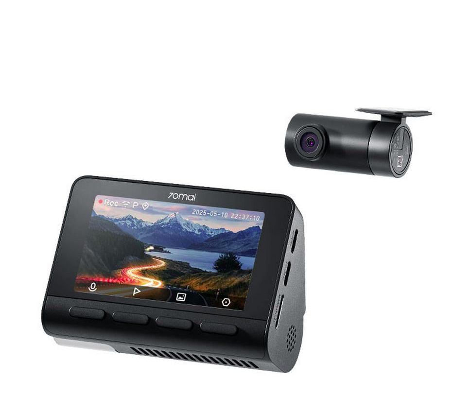 Camera auto fata/spate 70Mai, 4K, unghi vizualizare 140 grade, ecran 3 inch, slot card, microfon si difuzor, HDR, ADAS, GPS, WiFi, control vocal, A800SE-1 - imagine 3