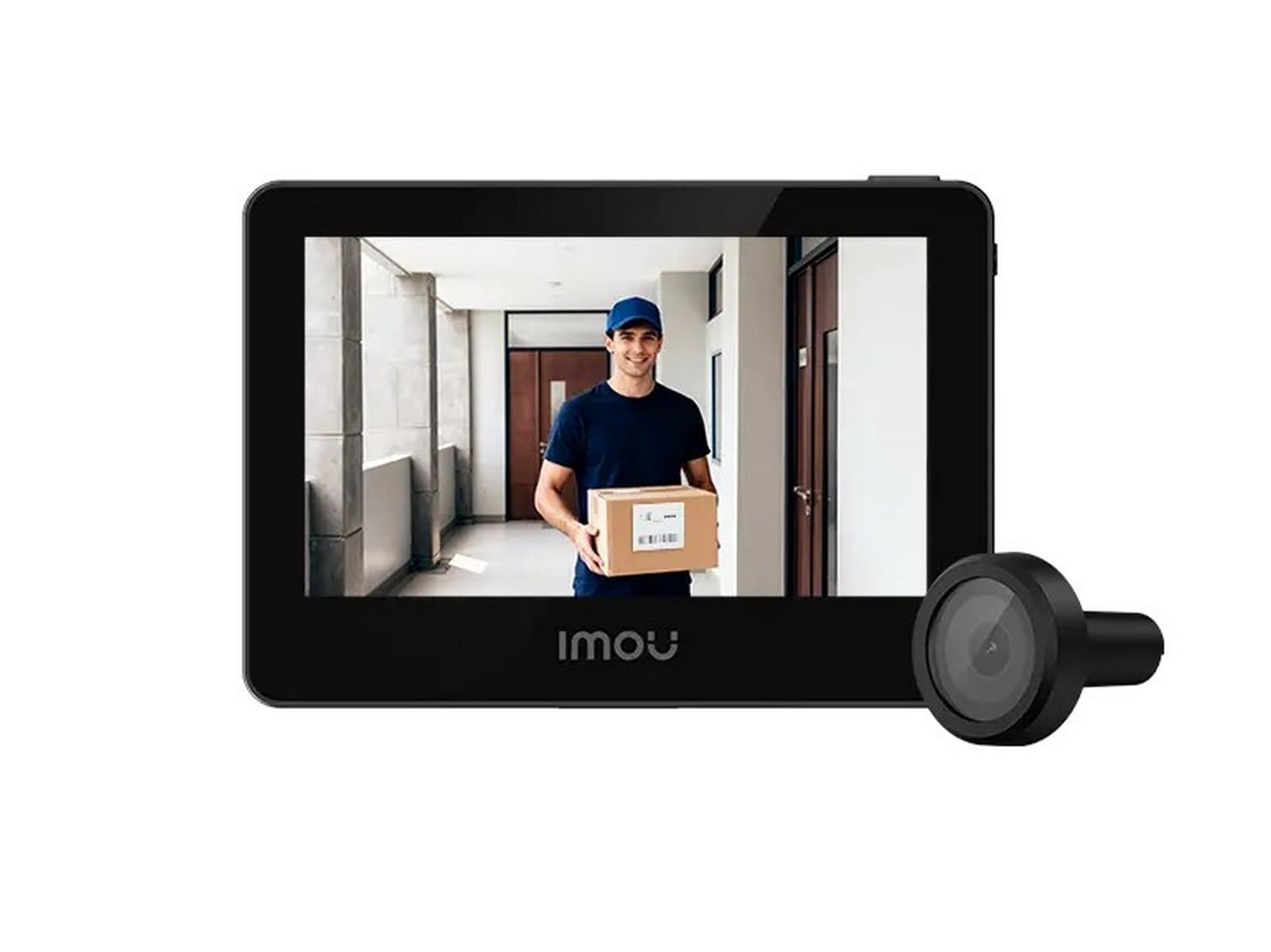 Vizor de usa Imou, dual-band Wi-Fi 6, 5MP, ecran interior 4.3 inch, aplicatie mobila, slot microSD, VD1-5M0S [1]
