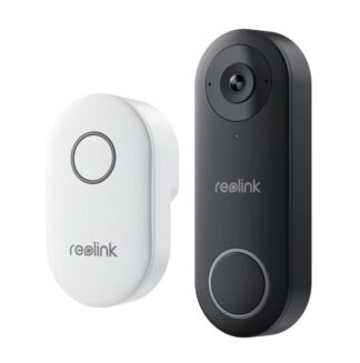Sonerie video Wi-Fi Reolink D340W 5MP, 180 diagonala, 2.4/5GHz, detectare persoane si pachete, audio bidirectional, stocare locala [1]