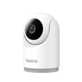 Camera IP rotativa WiFi 6 Reolink E321, 3 MP, IR 12 m, lentila 4 mm, slot card, microfon si difuzor, detectie AI miscare/om/animal/plansete, auto-tracking, 2.4 GHz