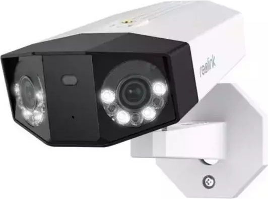 Camera supraveghere panoramica IP Reolink, 16 MP, IR + lumina alba 30 m, 2.8 mm, PoE, microfon, difuzor, slot card, detectie persoane / vehicule / animale, P750 [1]