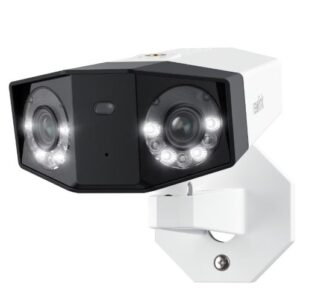 Camera supraveghere IP Reolink Duo Series P730 PoE, 8MP 4K, IR 30m, Dual-Lens 2 x 3.2mm, microfon si difuzor, lumina alba, PoE, microSD 256GB, IP66 [1]