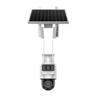 Camera IP rotativa GSM 4G LTE cu panou solar Hikvision HiLook, 4 MP, lentila 2.8 mm, 4G, microfon si difuzor, acumulator 50.76 Wh, IR 30 m, PIR, slot card - PTZ-N2C400I-K/4G/C05S10 [1]