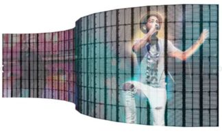 Display LED transparent outdoor Dahua Spectra DHI-PHROA3.91-RTS, pixel pitch 7.81/3.91 mm, SMD1921, luminozitate 5000 nits, pentru vitrine si fatade din sticla [1]