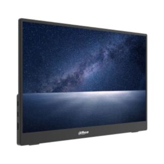 Monitor portabil touchscreen Dahua, 15.6 inch, Full HD, IPS, 60Hz, 10 puncte touch, HDMI, 2x USB-C, difuzoare integrate, Low Blue Light, Negru, PM16-F201SDT [1]