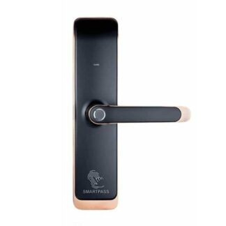 Yala Inteligenta TOKYO COPPER pentru hoteluri/casa, Amprenta, WiFi, Bluetooth, PIN, RFID si Control din Telefon pentru Usi PVC, Aluminiu si Lemn [1]