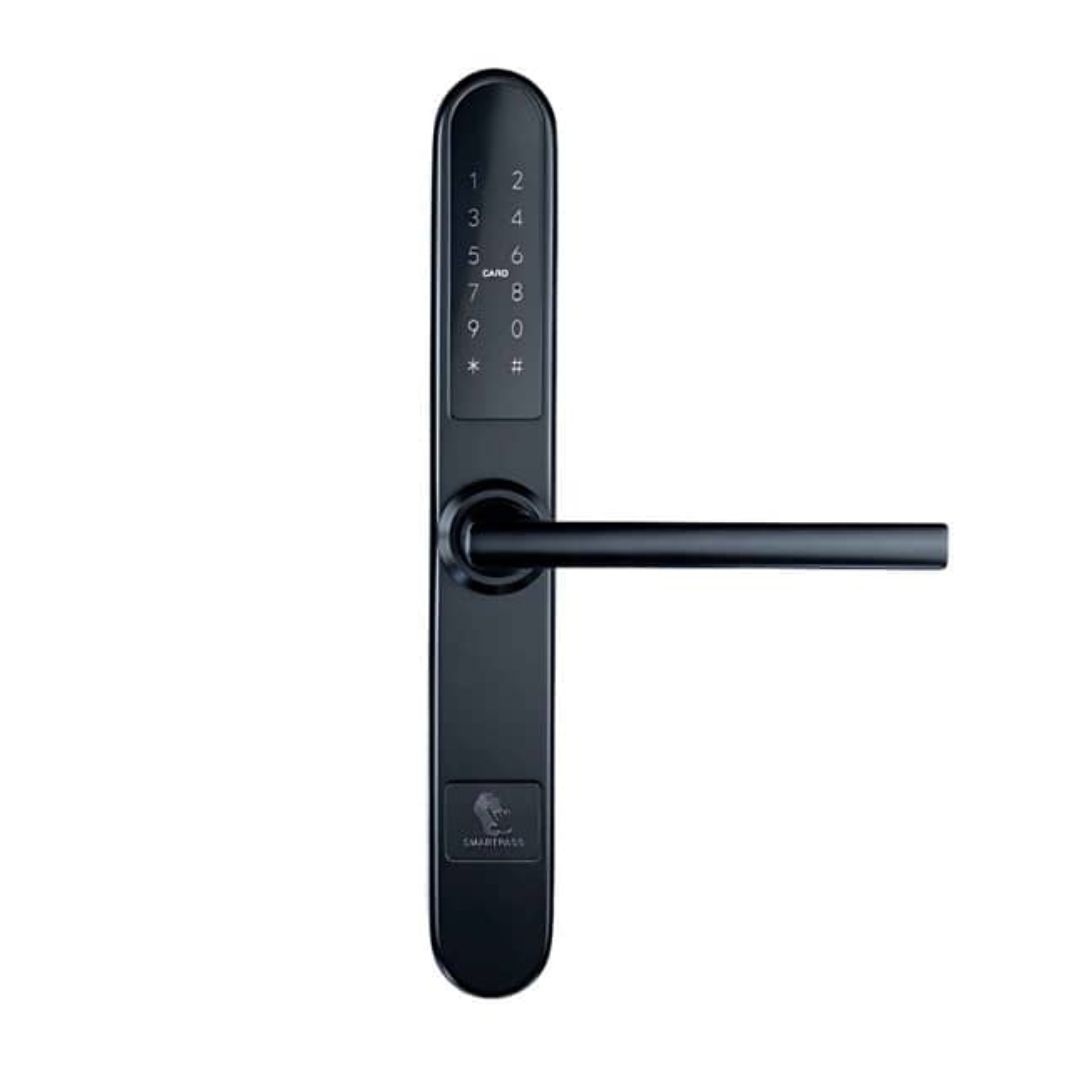 Yala smart PARIS BLACK cu Bluetooth, WiFi, PIN, RFID si cheie  incuietoare inteligenta pentru cazari si proprietati moderne, SMP-PARIS-1TT-BL [1]