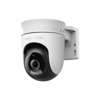 Camera supraveghere IP Wi-Fi exterior rotativa MERCUSYS MC510, 3MP 2K, lentila 4mm, Color Night Vision, detectare persoane, audio bidirectional, IR 30m, microSD 512GB, ONVIF, IP65