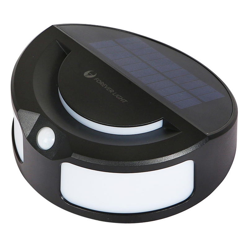 Lampa Forever light led 3000k cu incarcare solara si senzor de miscare 6W 300lm, RTV100364