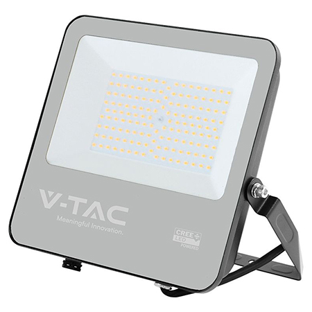Reflector led 100w 135lm/w 6500k ip65 cablu 1m cip cree - negru/gri - imagine 2