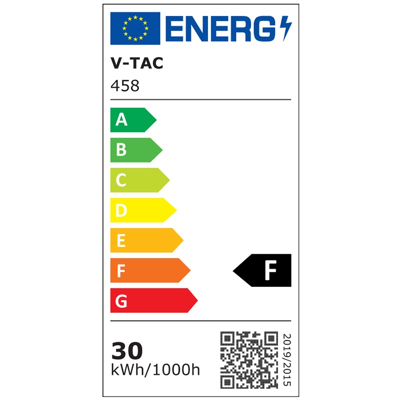 Reflector V-TAC, led smd 30W 4000k ip44 cu senzor miscare - alb, SKU-458