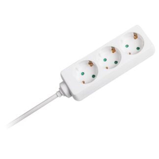 Prelungitor V-tac,  3 cai, 1.5 m, 3G1.5mm², alb, SKU-8754 [1]