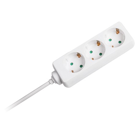 Prelungitor V-tac,  3 cai, 1.5 m, 3G1.5mm², alb, SKU-8754 - imagine 2