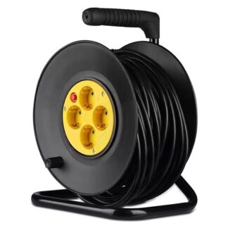 Prelungitor V-tac, rola tambur, 4 cai, 25 m, 3G1.5 mm², SKU-8782 [1]