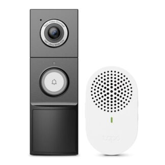 Sonerie video smart TP-Link Tapo D235, 5MP 2K, WiFi 2.4GHz, vedere nocturna color, baterie 10000mAh, audio bidirectional, microSD 512GB, IP66, chime inclus Tapo D100C [1]