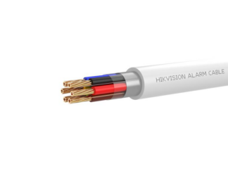 Cablu alarma Hikvision DS-1AC6APL1, 6 fire, cu alimentare, cupru, 100m, PVC [1]
