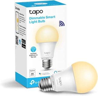 Bec inteligent TP-Link, lumina alba calda 2700K, E27, 806 lm, WiFi 2.4GHz, dimmable, 8.7W, TAPO L510E [1]