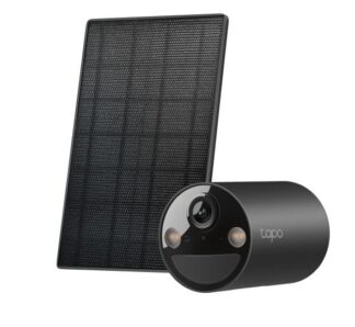 Camera supraveghere IP WiFi TP-Link Tapo C411 KIT, 2K 3MP, IR 9.1m, lentila fixa 3.17mm, microfon si difuzor, alarma sonora si luminoasa, panou solar Tapo A201, microSD 512GB, IP65 [1]
